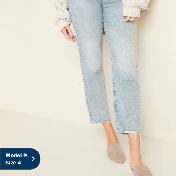 Old Navy Sky-Hi Straight Jeans Brand New - Picture 4 of 5